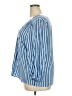 St. John's Bay 100% Rayon Stripes Blue 3/4 Sleeve Blouse Size XXL - photo 5