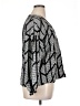 Alfani 100% Polyester Silver Long Sleeve Blouse Size XL - photo 4