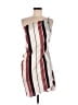 Zara Stripes White Cocktail Dress Size M - photo 1