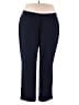 Susan Graver Solid Blue Casual Pants Size 2X - photo 1