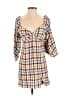 Roxy Brown Casual Dress Size XS - photo 1