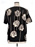 Maggie Sweet 100% Polyester Black Short Sleeve Blouse Size 1X - photo 2
