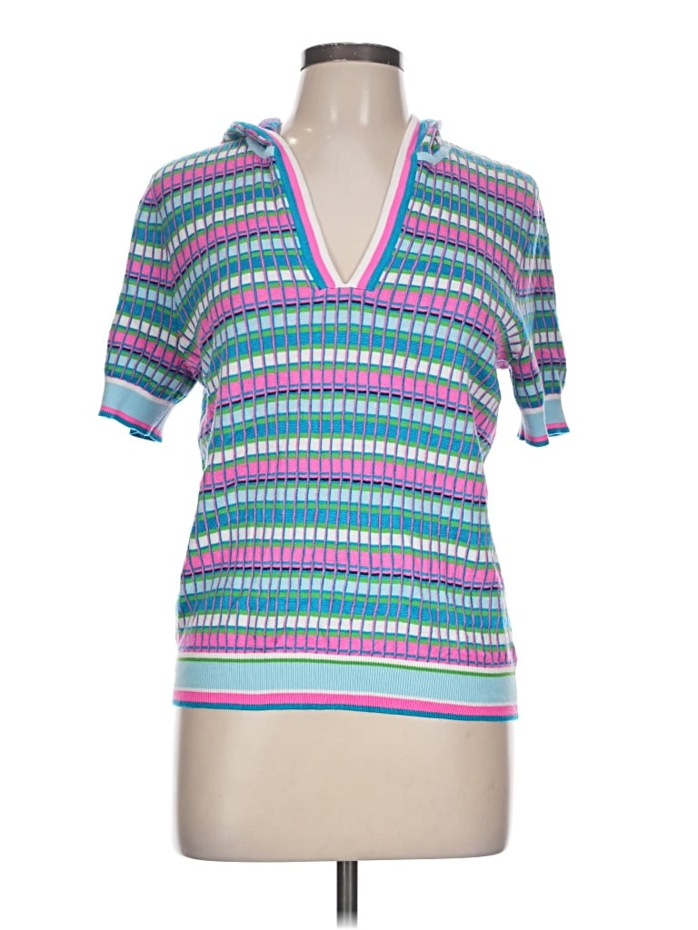 Pre-owned Lilly Pulitzer Sweater Vest In Teal