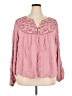 Westbound 100% Rayon Pink Long Sleeve Blouse Size 3X - photo 1