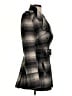 Miss Sixty Plaid Brown Gray Coat Size S - photo 4