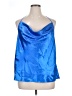 Express 100% Polyester Blue Sleeveless Blouse Size XL - photo 1