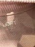 Ann Taylor LOFT Outlet Pink Sweatshirt Size Lg Petite - photo 7