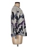 Chico's Floral Gray Pullover Sweater Size Med (1) - photo 4