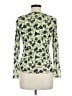 Liz Claiborne 100% Polyester Green Long Sleeve Blouse Size M - photo 2