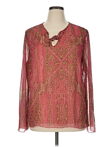 Dialogue Long Sleeve Blouse (view 1)