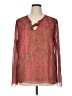 Dialogue Pink Long Sleeve Blouse Size XL - photo 1