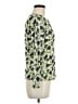 Liz Claiborne 100% Polyester Green Long Sleeve Blouse Size M - photo 4