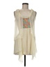 Matilda Jane 100% Polyester Ivory Sleeveless Blouse Size M - photo 1