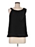 Yvos 100% Polyester Black Sleeveless Blouse Size 6 - photo 1
