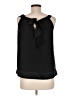 Yvos 100% Polyester Black Sleeveless Blouse Size 6 - photo 2