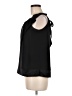 Yvos 100% Polyester Black Sleeveless Blouse Size 6 - photo 5