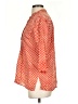 Roberta Roller Rabbit 100% Cotton Orange 3/4 Sleeve Blouse Size S - photo 5