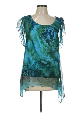 One World Short Sleeve Blouse (view 1)