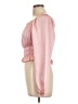 Bar III 100% Polyester Pink Long Sleeve Blouse Size L - photo 5