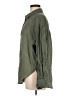 Express Green Long Sleeve Button-Down Shirt Size M - photo 5