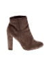Wild Diva Brown Ankle Boots Size 7 1/2 - photo 1