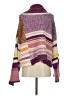 Impressions Color Block Purple Poncho Size S - photo 2