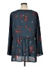 Eyeshadow 100% Rayon Teal 3/4 Sleeve Blouse Size 1X - photo 2