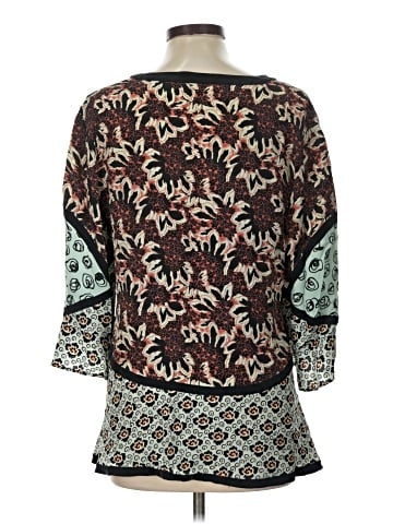 ETRO 3/4 Sleeve Silk Top (view 2)