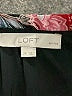 Ann Taylor LOFT 100% Polyester Paisley Black Casual Dress Size 2 Petite - photo 7
