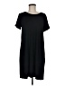 Apt. 9 Solid Black Casual Dress Size M - photo 1