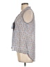 Xhilaration 100% Polyester Blue Sleeveless Blouse Size L - photo 5