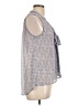 Xhilaration 100% Polyester Blue Sleeveless Blouse Size L - photo 4