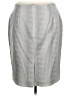 Calvin Klein Chevron-herringbone Silver Casual Skirt Size 16 - photo 2