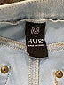Hue Color Block Blue Jeggings Size M - photo 4