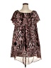 Jennifer Lopez 100% Polyester Animal Print Brown Casual Dress Size 1X - photo 1