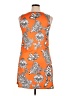 Sucrefas Print Orange Casual Dress Size XL (estimated) - photo 2