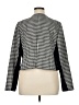 Lane Bryant Houndstooth Black Gray Jacket Size 16 (2) - photo 2