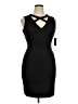 Guess Solid Black Cocktail Dress Size 14 - photo 1
