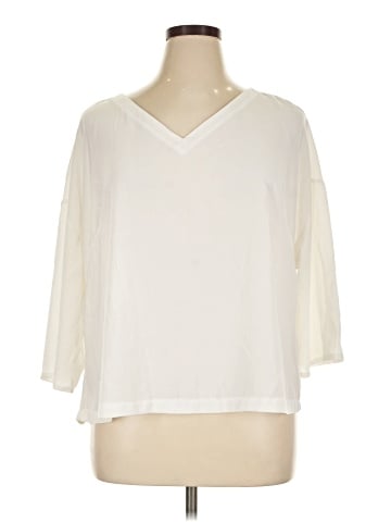 Lane Bryant Outlet 3/4 Sleeve Blouse (view 1)