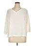 Lane Bryant Outlet 100% Polyester Ivory 3/4 Sleeve Blouse Size 14 - photo 1