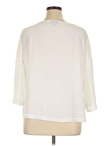 Lane Bryant Outlet 3/4 Sleeve Blouse (view 2)