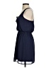 Eyelash Couture 100% Polyester Solid Blue Casual Dress Size S - photo 5