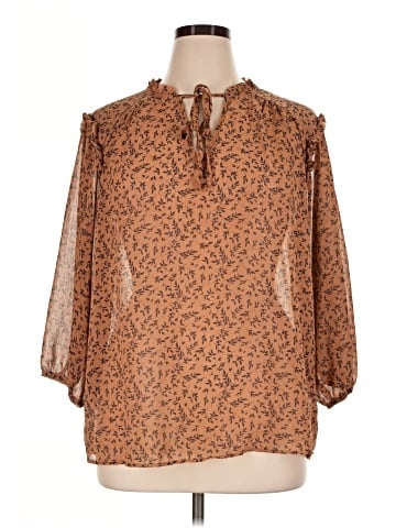 Renee C. 3/4 Sleeve Blouse (view 1)
