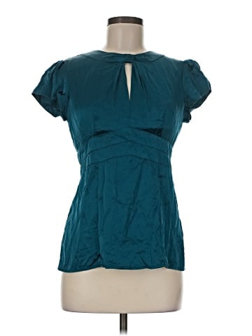 Nanette Lepore Short Sleeve Silk Top (view 1)