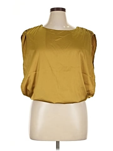 Flower & Feather Sleeveless Blouse (view 1)