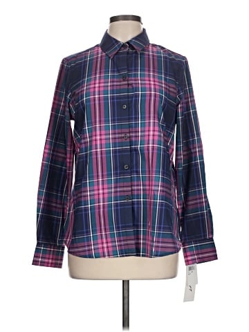 Foxcroft Long Sleeve Button-Down Shirt (view 1)