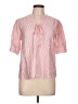 En Focus Studio Pink Short Sleeve Blouse Size L - photo 1