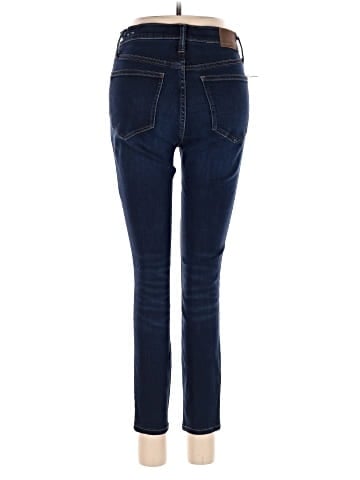 Madewell 9" Mid-Rise Skinny Jeans in Larkspur Wash: TENCEL&trade; Denim Edition (view 2)