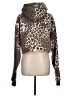 CIVIL REGIME Animal Print Brown Pullover Hoodie Size L - photo 2