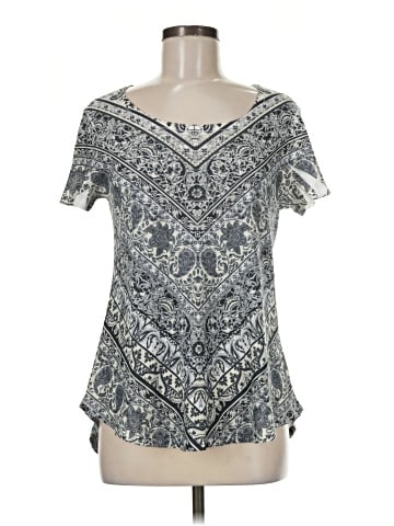 Style&Co Short Sleeve Blouse (view 1)